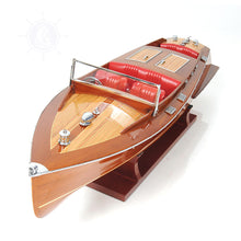 Load image into Gallery viewer, CHRIS CRAFT RUNABOUT MODEL BOAT MEDIUM | Museum-quality | Fully Assembled Wooden Model boats
