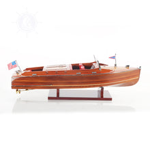 Load image into Gallery viewer, CHRIS CRAFT RUNABOUT MODEL BOAT MEDIUM | Museum-quality | Fully Assembled Wooden Model boats
