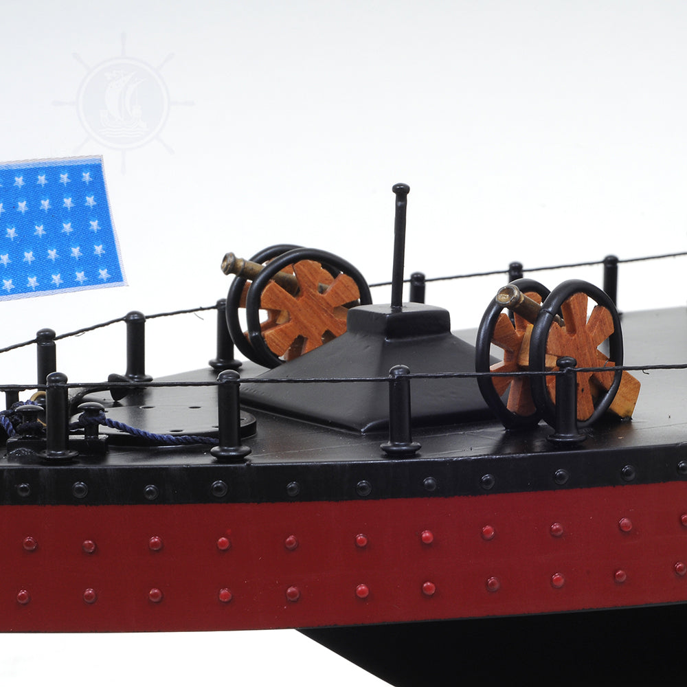 USS MONITOR MODEL BOAT	| Museum-quality | Fully Assembled Wooden Model boats