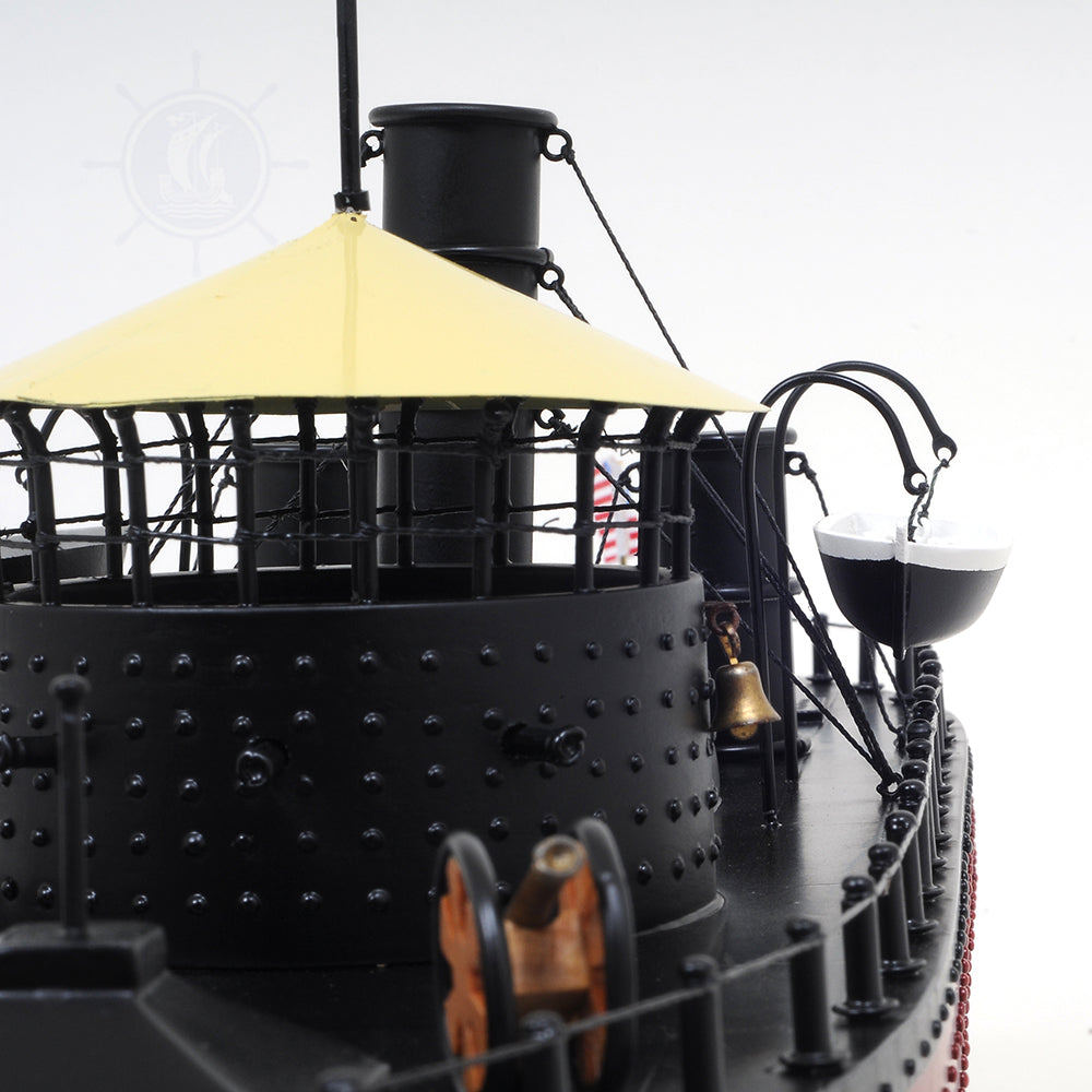 USS MONITOR MODEL BOAT	| Museum-quality | Fully Assembled Wooden Model boats
