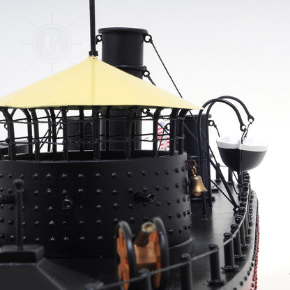 USS MONITOR MODEL BOAT	| Museum-quality | Fully Assembled Wooden Model boats