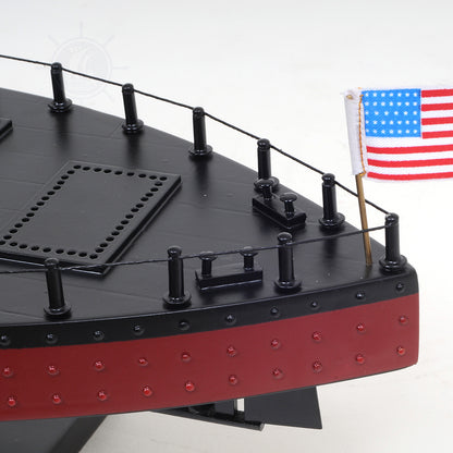 USS MONITOR MODEL BOAT	| Museum-quality | Fully Assembled Wooden Model boats