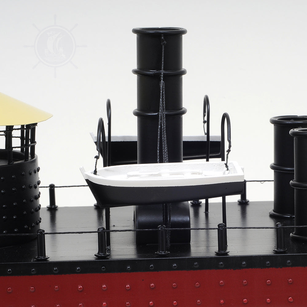 USS MONITOR MODEL BOAT	| Museum-quality | Fully Assembled Wooden Model boats