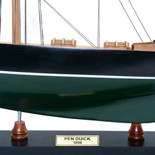 Load image into Gallery viewer, PEN DUICK PAINTED Model Yacht | Museum-quality | Partially Assembled Wooden Ship Model
