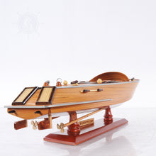Load image into Gallery viewer, RUNABOUT SM MODEL BOAT | Museum-quality | Fully Assembled Wooden Model boats
