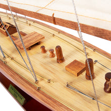 Load image into Gallery viewer, ENTERPRISES SM Model Yacht | Museum-quality | Partially Assembled Wooden Ship Model
