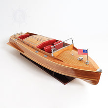 Load image into Gallery viewer, CHRIS CRAFT RUNABOUT MODEL BOAT | Museum-quality | Fully Assembled Wooden Model boats
