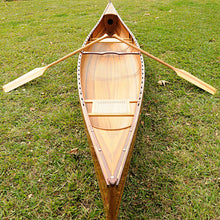 Load image into Gallery viewer, SKEENA CANOE 16&#39; | Wooden Kayak |  Boat | Canoe with Paddles for fishing and water sports
