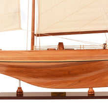 Load image into Gallery viewer, COLUMBIA YACHT L Model Yacht | Museum-quality | Partially Assembled Wooden Ship Model
