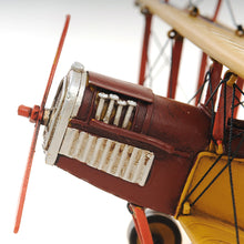 Load image into Gallery viewer, 1918 YELLOW CURTISS JN-4 1:24 | scale model aircraft | Miniatures |Vintage arts and crafts for decoration
