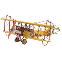 Load image into Gallery viewer, 1918 YELLOW CURTISS JN-4 1:24 | scale model aircraft | Miniatures |Vintage arts and crafts for decoration
