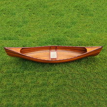 Load image into Gallery viewer, DISPLAY CANOE 10&#39; | Wooden Kayak |  Boat | Canoe with Paddles for fishing and water sports
