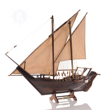 Load image into Gallery viewer, DHOW MODEL BOAT MEDIUM | Museum-quality | Fully Assembled Wooden Model boats
