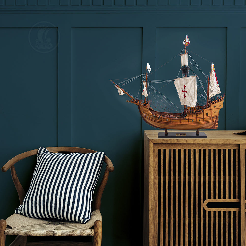 SANTA MARIA MODEL SHIP | Museum-quality | Fully Assembled Wooden Ship Models