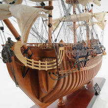Load image into Gallery viewer, SAN FELIPE MODEL SHIP OPEN HULL | Museum-quality | Fully Assembled Wooden Ship Models
