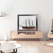 Load image into Gallery viewer, TABLE TOP DISPLAY CASE MEDIUM FRONT OPEN | HIGH QUALITY| Handcrafted Wooden Display Case for Model Ships
