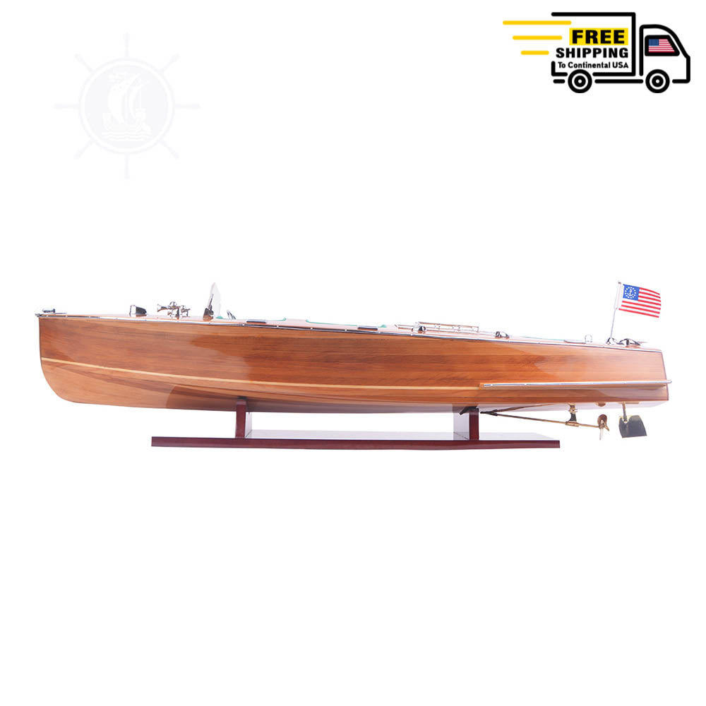 CHRIS CRAFT TRIPLE COCKPIT MODEL BOAT | Museum-quality | Fully Assembled Wooden Model boats