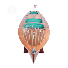 Load image into Gallery viewer, CHRIS CRAFT TRIPLE COCKPIT MODEL BOAT | Museum-quality | Fully Assembled Wooden Model boats
