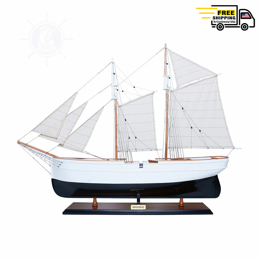 WANDERBIRD MODEL BOAT | Museum-quality | Fully Assembled Wooden Model boats
