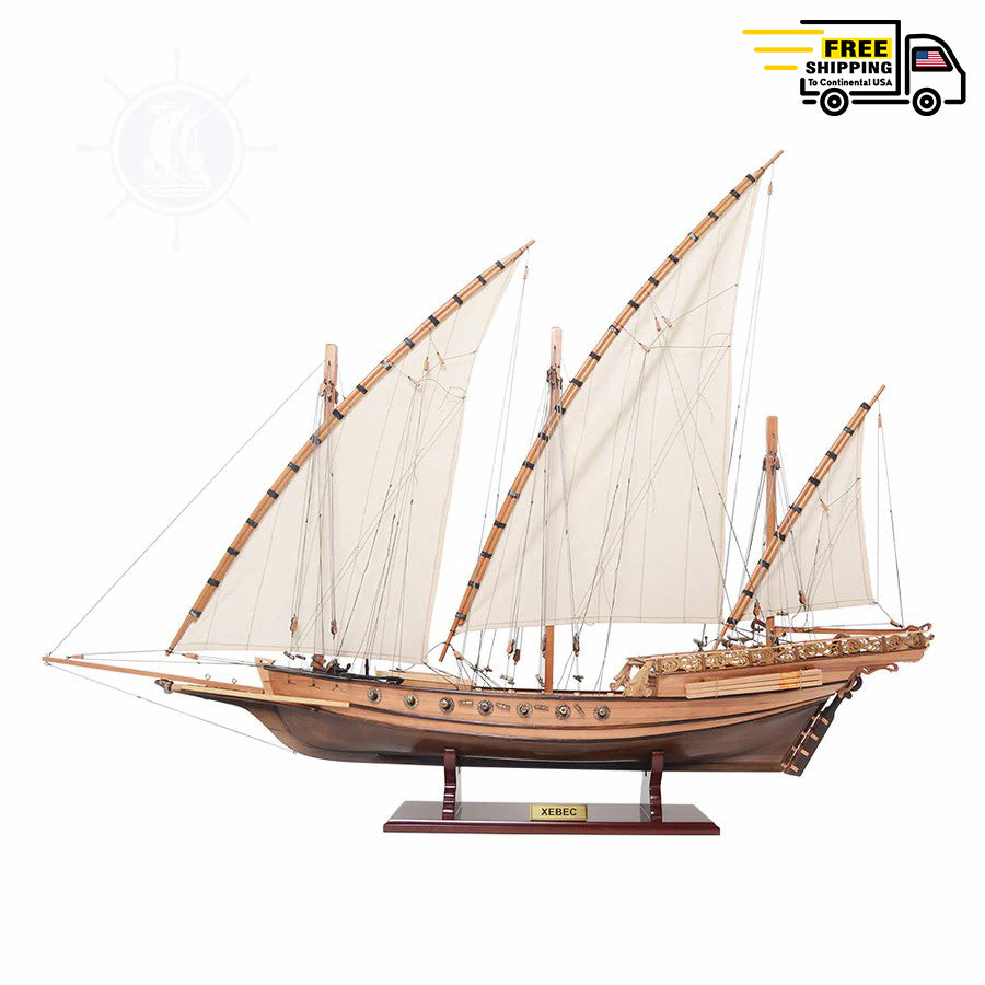 XEBEC MODEL BOAT | Museum-quality | Fully Assembled Wooden Model boats