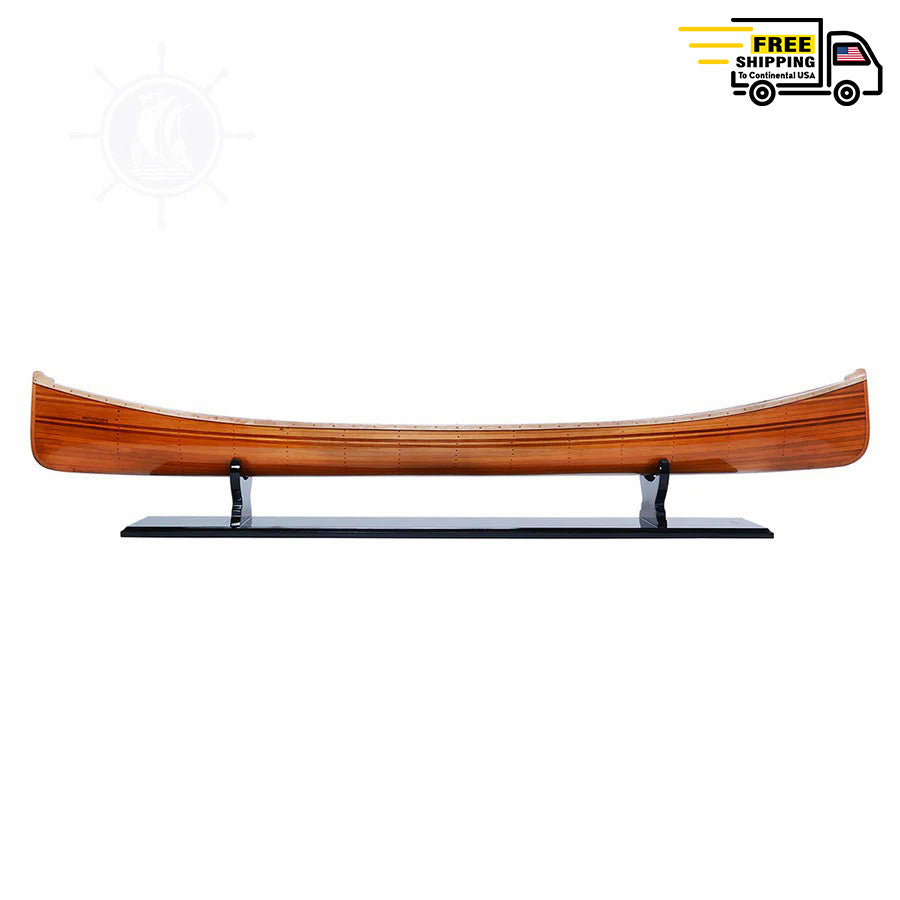 CANOE MODEL BOAT | Museum-quality | Fully Assembled Wooden Model boats