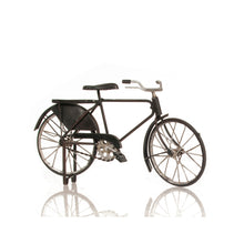 Load image into Gallery viewer, Vintage Safety Black Bicycle Metal Handmade | scale model aircraft | Miniatures |Vintage arts and crafts for decoration
