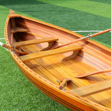 Load image into Gallery viewer, WHITEHALL DINGHY 17’ | Wooden Kayak |  Boat | Canoe with Paddles for fishing and water sports
