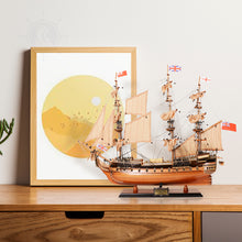 Load image into Gallery viewer, HMS SURPRISE MODEL SHIP MEDIUM | Museum-quality | Fully Assembled Wooden Ship Models
