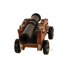 Load image into Gallery viewer, HANDMADE WARSHIP CANNON MODEL | scale model aircraft | Miniatures |Vintage arts and crafts for decoration
