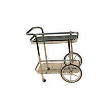 Load image into Gallery viewer, Anne Home - Elegant Serving Trolley | Home bar Bar Cart  | Vintage style Beverage cart
