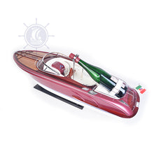 Load image into Gallery viewer, This model is completely hand-built to spec by skillful and creative master craftsmen; you will be amazed at how real it looks. The ship has a lustrous color of white and dark purple followed with amazing details. 
