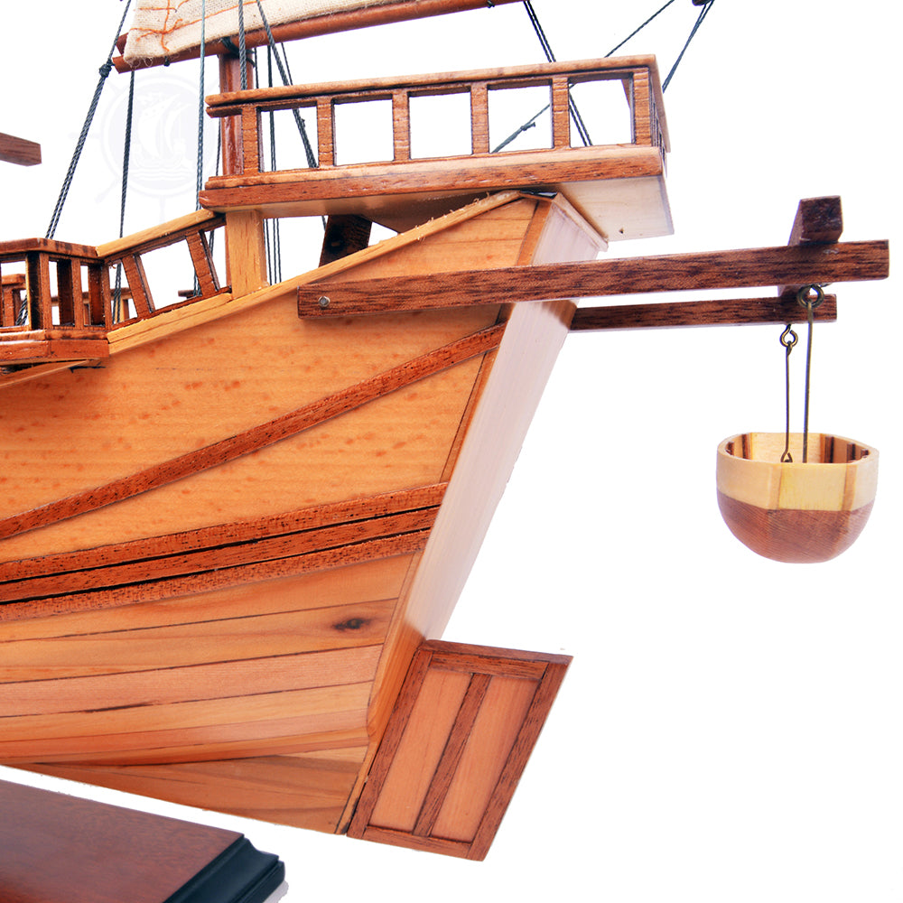 CHINESE JUNK MODEL BOAT NATURAL FINISH | Museum-quality | Fully Assembled Wooden Model boats
