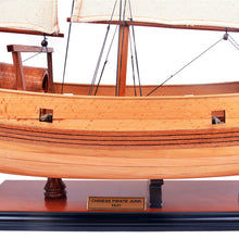 Load image into Gallery viewer, CHINESE JUNK MODEL BOAT NATURAL FINISH | Museum-quality | Fully Assembled Wooden Model boats
