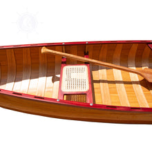 Load image into Gallery viewer, SKEENA CANOE WITH RIBS Mahogany 16&#39; | Wooden Kayak |  Boat | Canoe with Paddles for fishing and water sports
