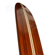 Load image into Gallery viewer, PADDLE BOARD IN RED WOOD GRAIN 11FT WITH 1 FIN | WOODEN BOAT | CANOE | KAYAK | GONDOLA | DINGHY
