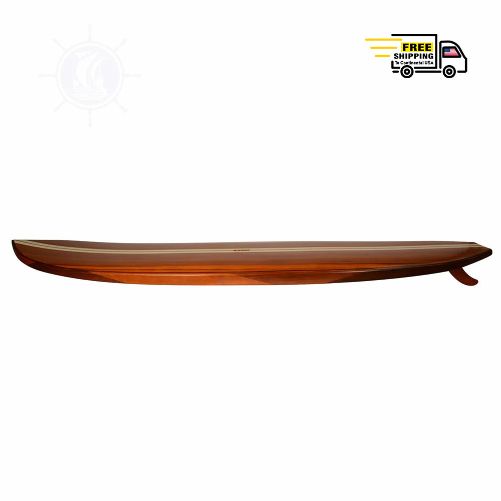 PADDLE BOARD IN RED WOOD GRAIN 11FT WITH 1 FIN | WOODEN BOAT | CANOE | KAYAK | GONDOLA | DINGHY