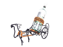 Load image into Gallery viewer, MOOSE-DRAWN SLEIGH RIDE WINE HOLDER

