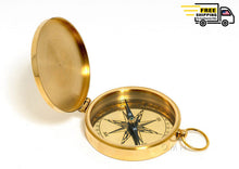 Load image into Gallery viewer, LID COMPASS | Nautical decor | Vintage arts and crafts for decoration
