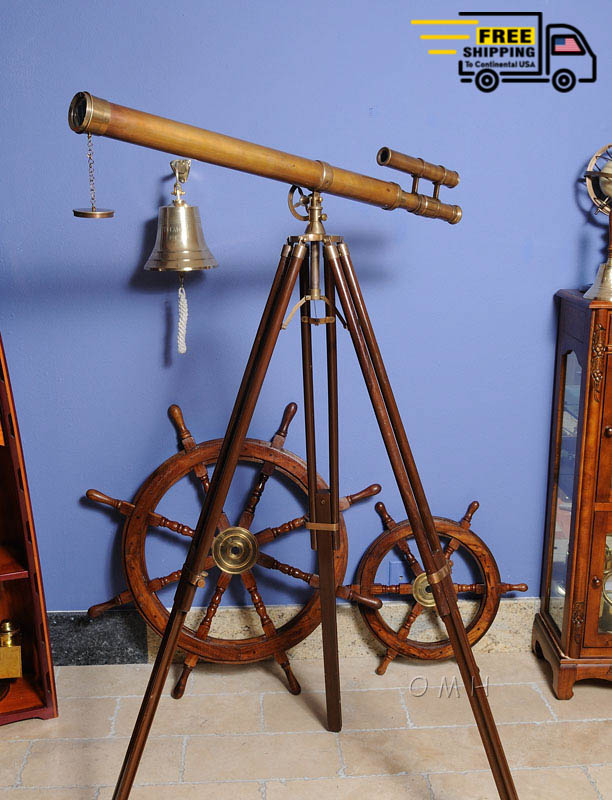 VICTORIAN MARINE TELESCOPE | Magnifying power | Vintage arts and crafts for decoration