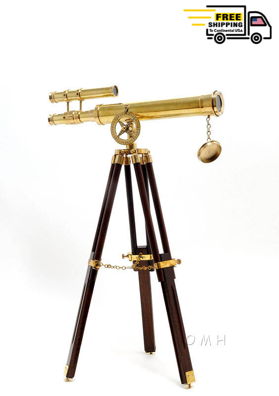 TELESCOPE WITH STAND- 18 INCH | Magnifying power | Vintage arts and crafts for decoration