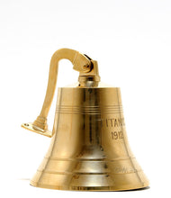 Load image into Gallery viewer, TITANIC SHIP BELL - 8 INCHES | Nautical decor | Vintage arts and crafts for decoration
