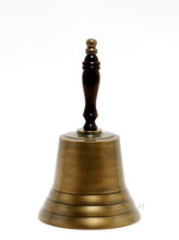 Load image into Gallery viewer, HAND BELL - 6 INCHES | Nautical decor | Vintage arts and crafts for decoration
