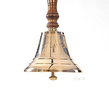 Load image into Gallery viewer, FIRE LAST CALL HAND BELL- 6 INCHES | Nautical decor | Vintage arts and crafts for decoration
