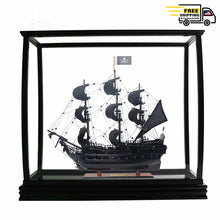 Load image into Gallery viewer, DISPLAY CASE FOR TALL SHIP MEDIUM | HIGH QUALITY| Handcrafted Wooden Display Case for Model Ships

