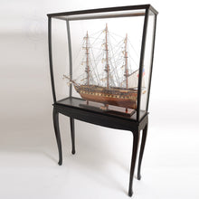 Load image into Gallery viewer, FLOOR DISPLAY CASE | HIGH QUALITY| Handcrafted Wooden Display Case for Model Ships

