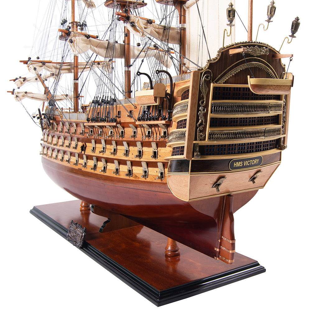 HMS VICTORY MODEL SHIP EXCLUSIVE EDITION | Museum-quality | Fully Assembled Wooden Ship Models