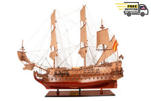 Load image into Gallery viewer, SAN FELIPE MODEL SHIP XL LIMITED EDITION | Museum-quality | Fully Assembled Wooden Ship Models
