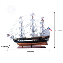 Load image into Gallery viewer, USS CONSTITUTION MODEL SHIP LARGE PAINTED | Museum-quality | Fully Assembled Wooden Ship Models
