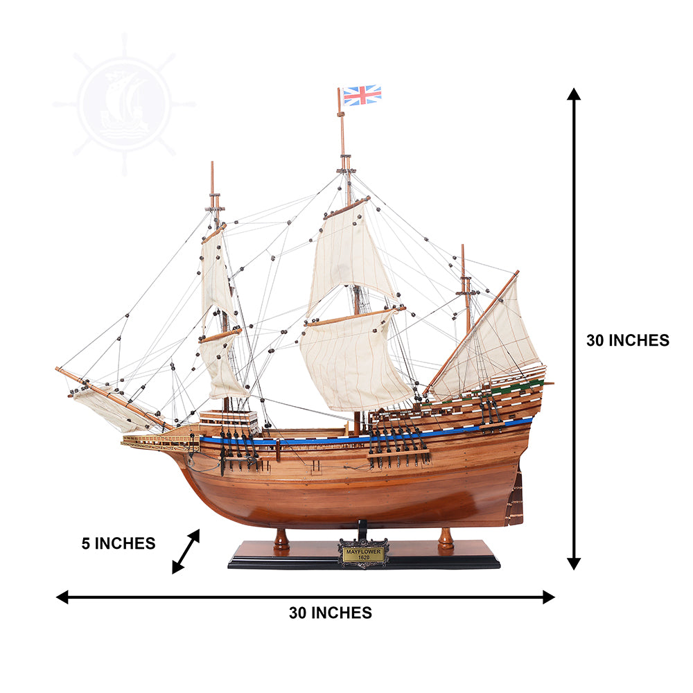 MAYFLOWER MODEL SHIP HIGH QUALITY | Museum-quality | Fully Assembled Wooden Ship Models
