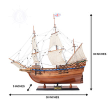 Load image into Gallery viewer, MAYFLOWER MODEL SHIP HIGH QUALITY | Museum-quality | Fully Assembled Wooden Ship Models
